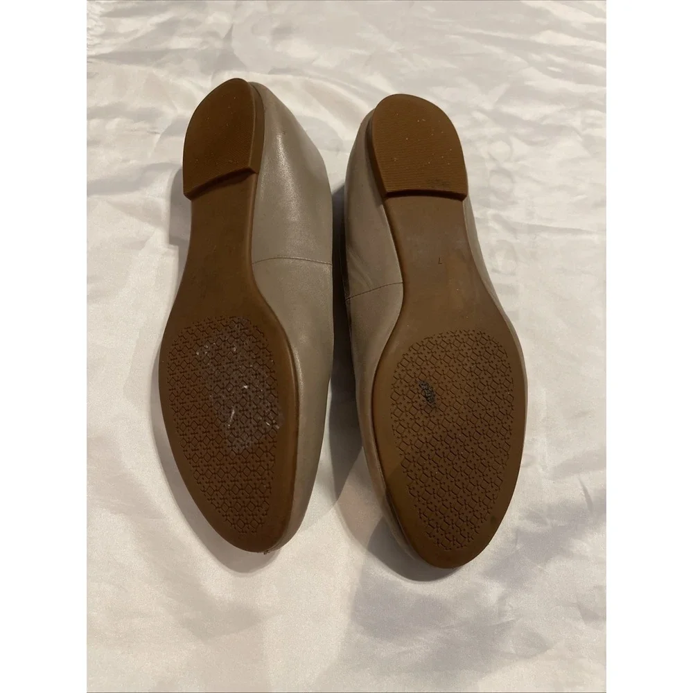Tory Burch Womens French Grey Claire Ballet Flat Size 7 Classic Casual Everyday
